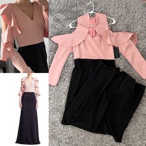 NWT designer David Meister maxi dress